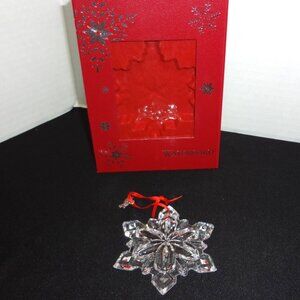 2014 Waterford Crystal Snowflake Ornament